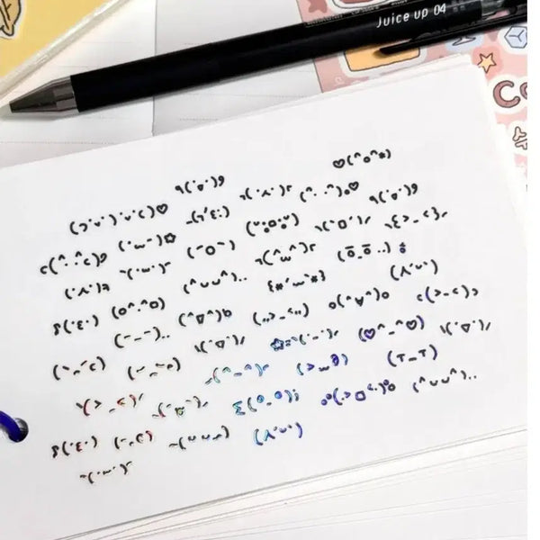 [BUNJANG] Maybin Kiss Cut Stickers (23) - Squishy Emoticon Design / 키스컷 띵(23) 메이빈 찌글찌글 이모티콘