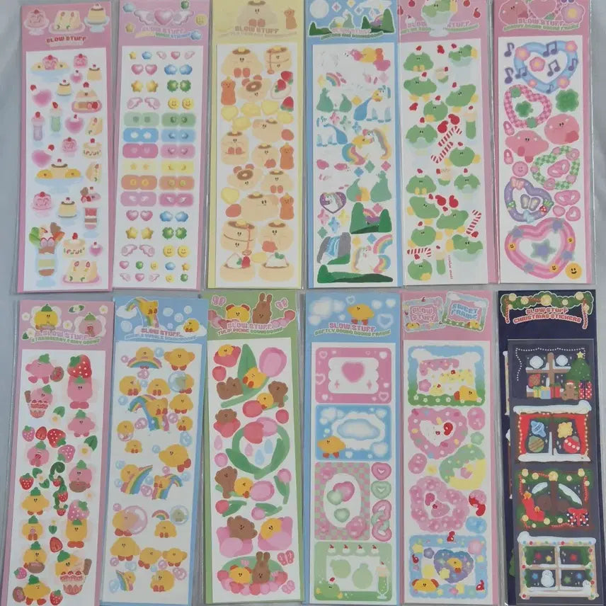 [BUNJANG] Slowstuff "Dakku" Sticker Set / 슬로우스터프 다꾸스티커 세트
