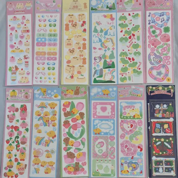 [BUNJANG] Slowstuff "Dakku" Sticker Set / 슬로우스터프 다꾸스티커 세트