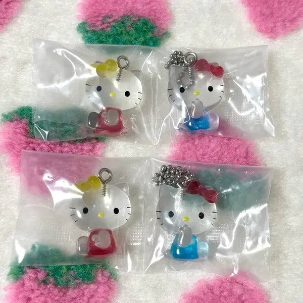 [BUNJANG] Sanrio Nakayoshi Drop Charm Hello Kitty Gacha Keyring / 산리오 나카요시 드롭참 헬로키티 가챠 키링 판매