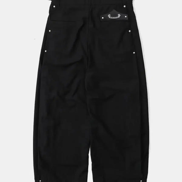 [BUNJANG] BADBLOOD 101 Stud Curved Slacks (XS) / 배드블러드 팬츠 101 스터드 커브드 슬랙스 (XS)