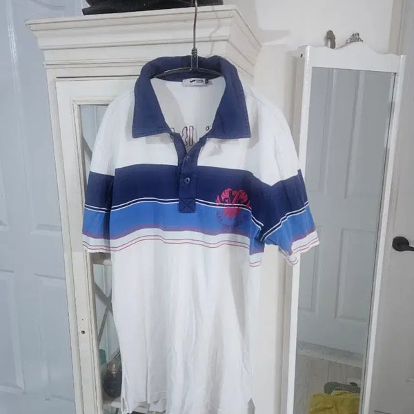 [BUNJANG] GAS Polo T-Shirt White / GAS 폴로 반팔 티셔츠 흰색