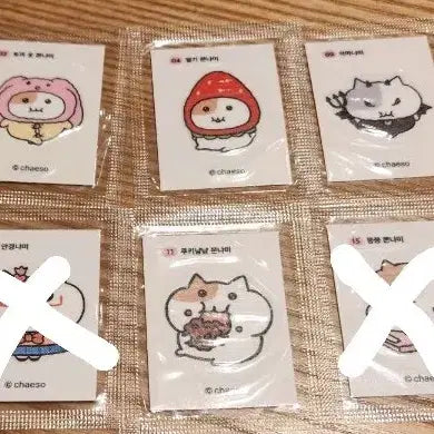 [BUNJANG] Jjonnyami Sticker Collection Set 04 09 11 23 / 쫀냐미 띠부씰 04 09 11 23