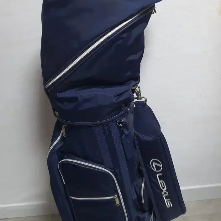 [BUNJANG] Lexus Lightweight Golf Caddy Bag - Navy / [최상급] 경량 렉서스 LEXUS 골프 캐디백 네이비