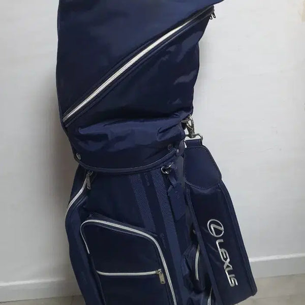 [BUNJANG] Lexus Lightweight Golf Caddy Bag - Navy / [최상급] 경량 렉서스 LEXUS 골프 캐디백 네이비