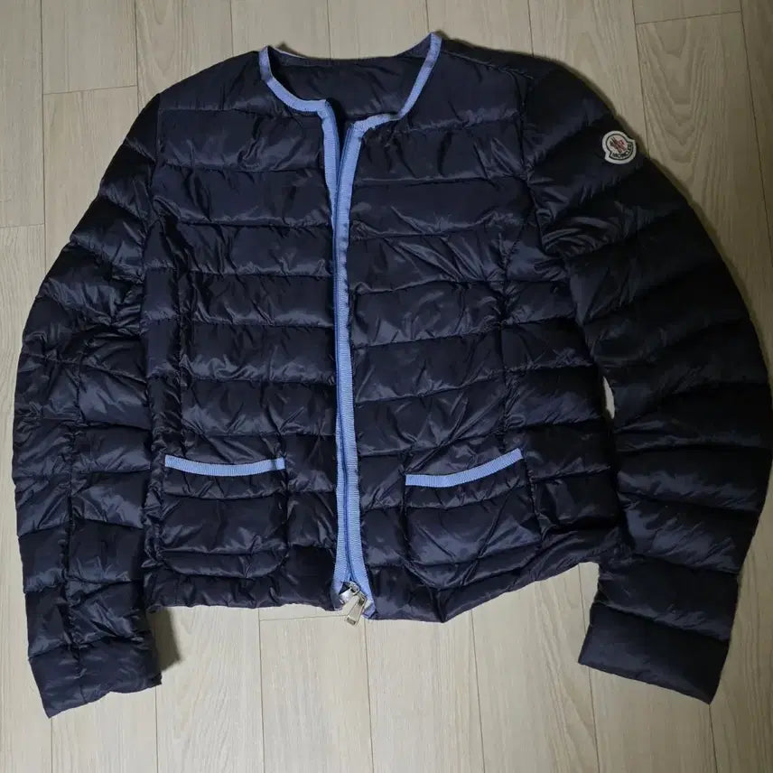[BUNJANG] Moncler Lightweight Quilted Jacket Navy / 몽클레어 경량 패딩 네이비 퀼팅 자켓