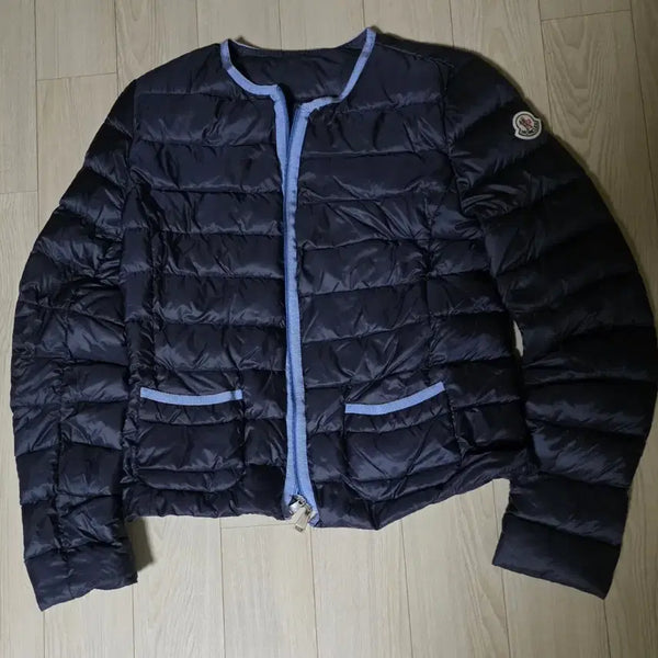 [BUNJANG] Moncler Lightweight Quilted Jacket Navy / 몽클레어 경량 패딩 네이비 퀼팅 자켓