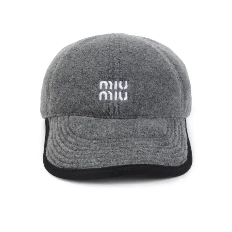 [BUNJANG] Miu Miu Fleece Baseball Cap Grey L / 미우미우 플리스 베이스볼 캡 그레이 L