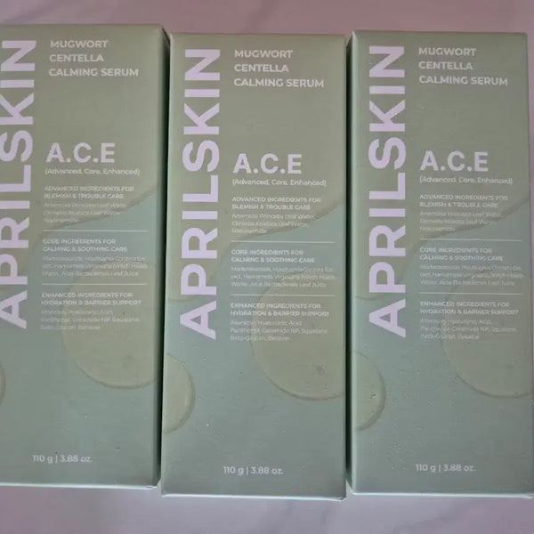 [BUNJANG] Aprilskin Ace Mugwort Centella Calming Ampoule / (새상품)에이프릴스킨 에이스 머그워트 센텔라 카밍 앰플