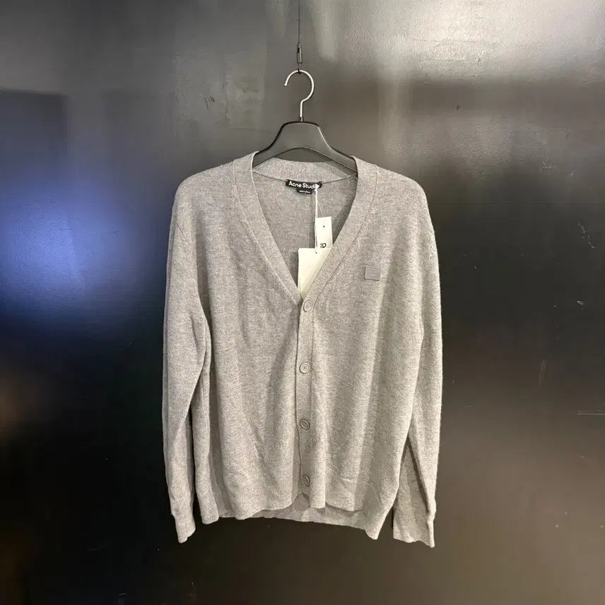 [BUNJANG] Acne Studios Grey Knit Cardigan / 아크네스튜디오 그레이 니트 가디건