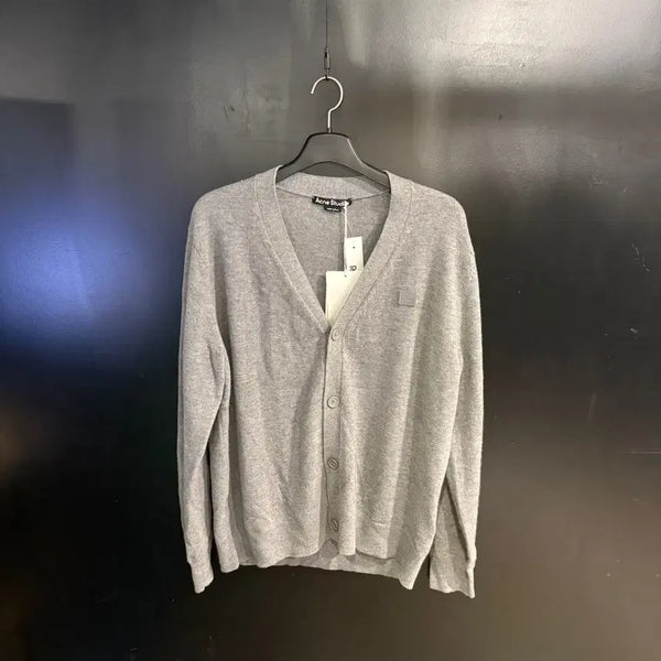 [BUNJANG] Acne Studios Grey Knit Cardigan / 아크네스튜디오 그레이 니트 가디건