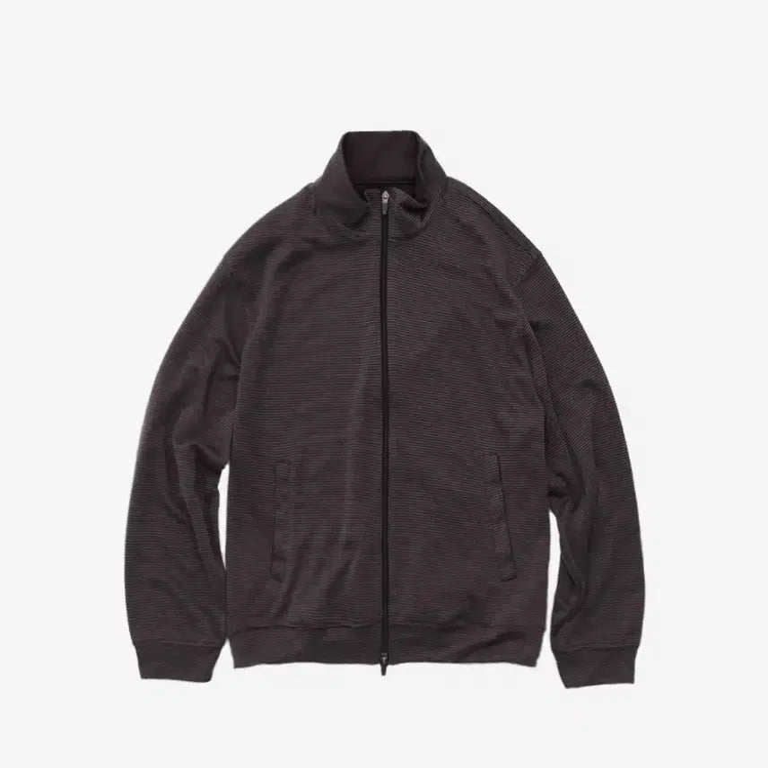 [BUNJANG] Polytelur Human Index Stripe Track Top Purple Brown / (3) 폴리테루 휴먼인덱스 스트라이프 트랙탑 퍼플브라운