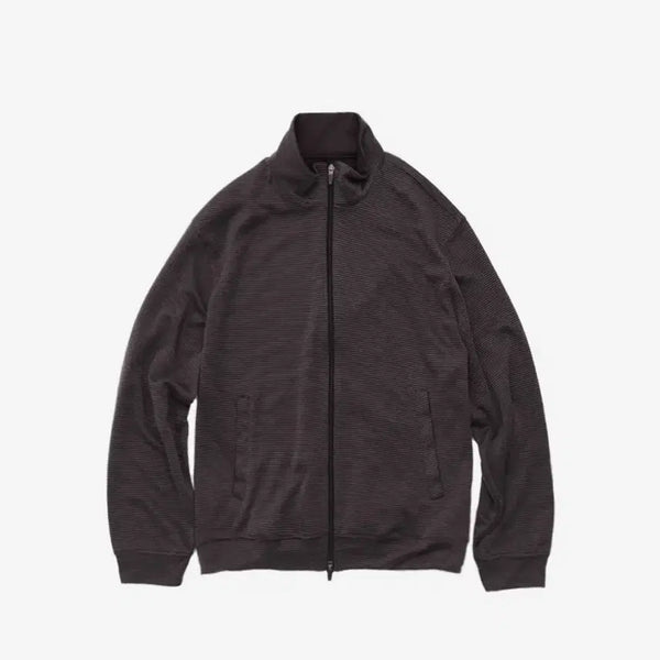 [BUNJANG] Polytelur Human Index Stripe Track Top Purple Brown / (3) 폴리테루 휴먼인덱스 스트라이프 트랙탑 퍼플브라운