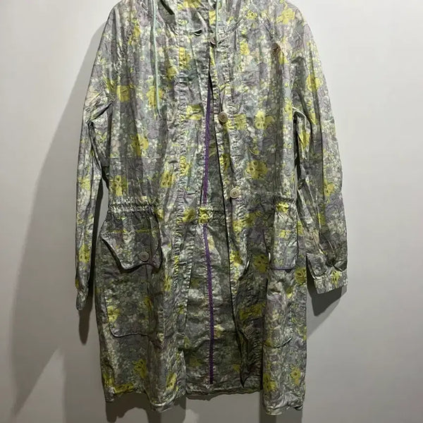 [BUNJANG] Thursday Island Flower Print Hooded Field Jacket / 써스데이아일랜드 플라워 후드 야상 (S / 55~66)