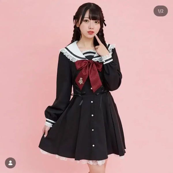 [BUNJANG] Secret Honey Jirai Kei Dress Set / 급전))시허니 시크릿허니 지뢰계 원피스 팝니당!! 양지뢰 셋업 리즈리사