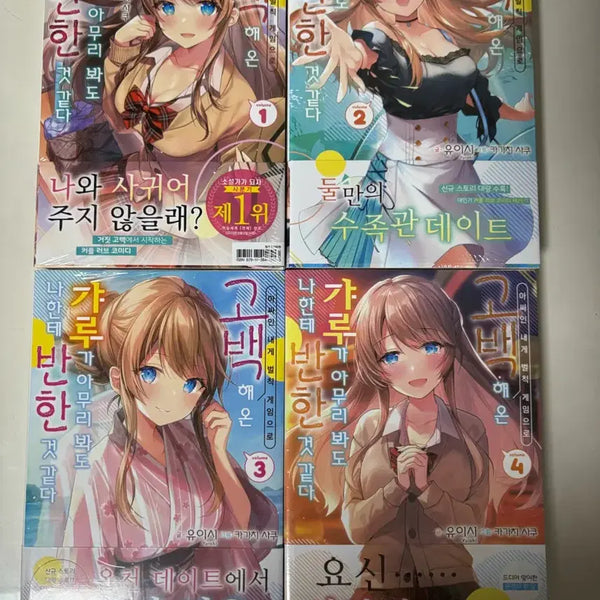 [BUNJANG] Asobi Asobase Garu Has Apparently Fallen for Me Novel (Sealed) / 아싸인 내게 벌칙 게임으로 고백해 온 갸루가 아무리 봐도 나한테 반한 것 같다 미개봉 라노벨 판매합니다