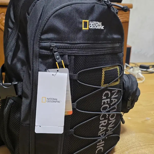 [BUNJANG] National Geographic Black Backpack N261ABG040 / 내셔널지오그래픽 블랙 백팩  N261ABG040