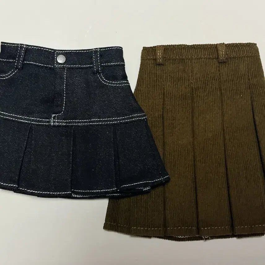 [BUNJANG] MSD MDD Pleated Skirt Set (Denim & Corduroy) / msd mdd 스커트