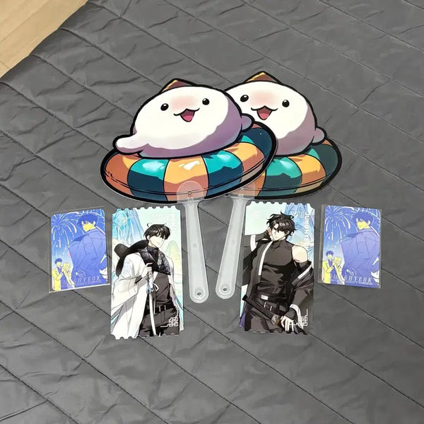 [BUNJANG] Omniscient Reader's Viewpoint Pop-up Exclusive Ticket, Photocard, Fan, Yoo Joonghyuk, Kim Dokja Bundle Set / [일괄] 전독시 팝업 입장 특전 티켓 포카 부채 유중혁 김독자