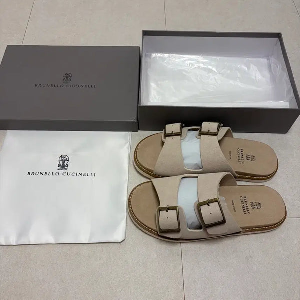 [BUNJANG] Brunello Cucinelli Suede Sandals / 브루넬로 쿠치넬리 스웨이드 샌들 45(280-290)