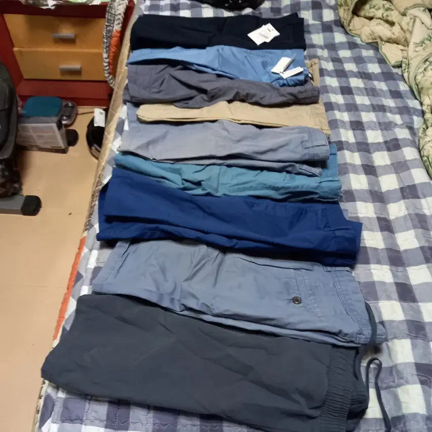 [BUNJANG] Men's 9-Piece Shorts Set Size 32 / 남성 반바지9종 32시이즈