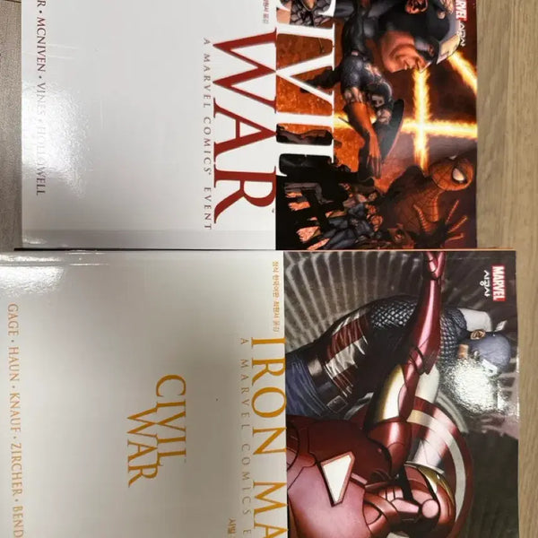 [BUNJANG] Marvel Civil War Complete Series Korean Edition Marvel Comics / 마블 시빌 워 시리즈 전권, 정식 한국어판 마블 코믹스