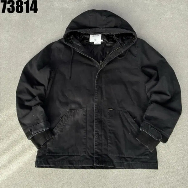 [BUNJANG] Volcom Hooded Jacket Black L / 볼컴 후드 자켓 블랙 L