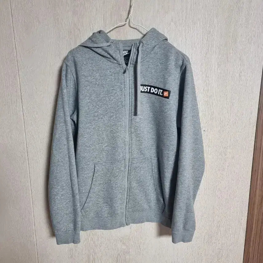 [BUNJANG] Nike Just Do It Hooded Zip-Up Grey M / 나이키 후드집업 저스트두잇 그레이 m