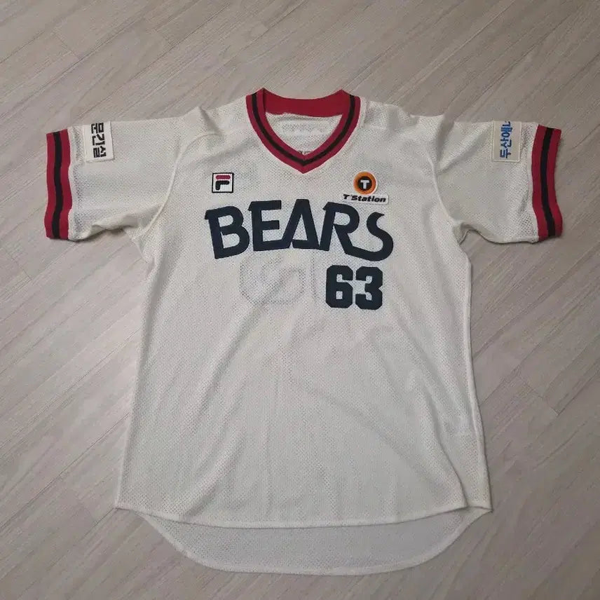 [BUNJANG] Doosan Bears Kim Taek-yeon Baseball Jersey (110) / 두산 휠라 올드 김택연 유니폼 110