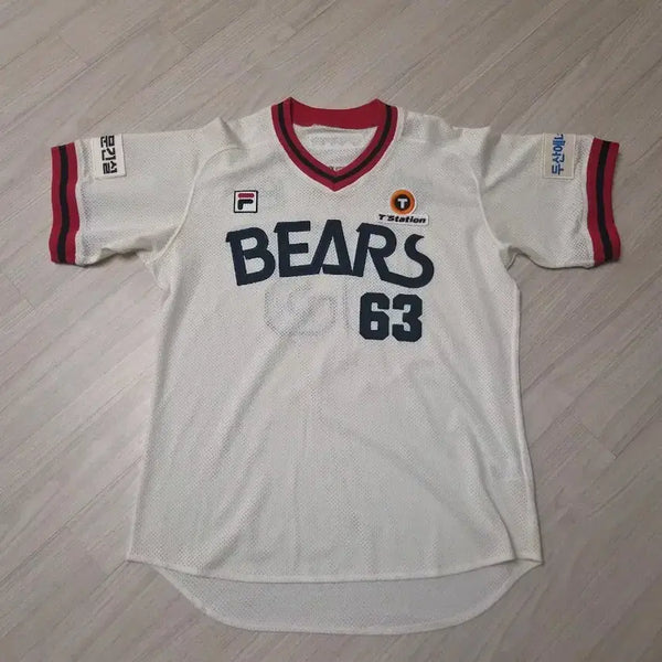 [BUNJANG] Doosan Bears Kim Taek-yeon Baseball Jersey (110) / 두산 휠라 올드 김택연 유니폼 110