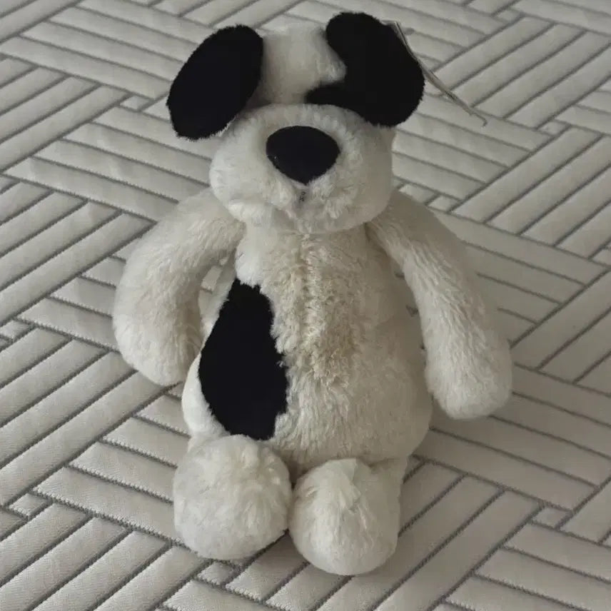 [BUNJANG] Jellycat Bashful Black & Cream Puppy Small Plush Toy / jellycat 스몰 바쉬풀 블랙&크림 퍼피 젤리캣 정품