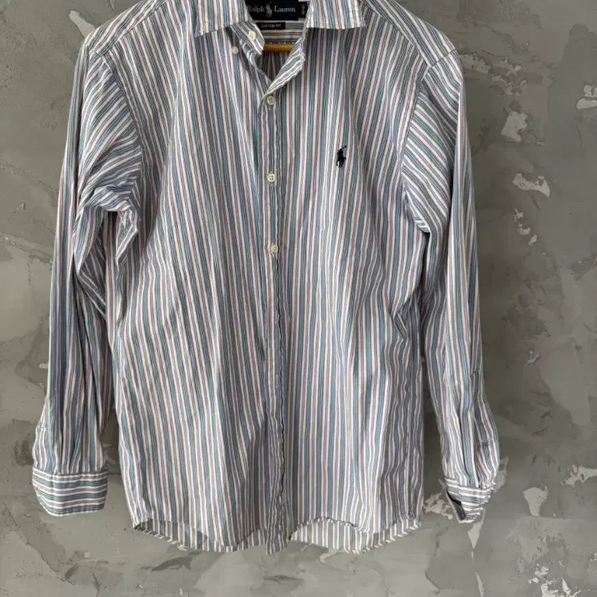 [BUNJANG] Polo Ralph Lauren Striped Shirt / 폴로 랄프로렌 스트라이프 셔츠 실측100