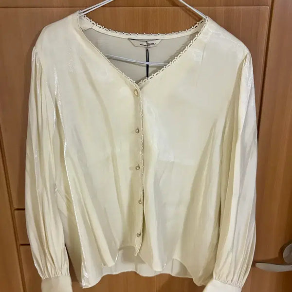 [BUNJANG] Roem Cream L Size Blouse / (택 있음) 로엠 크림색 L사이즈 블라우스