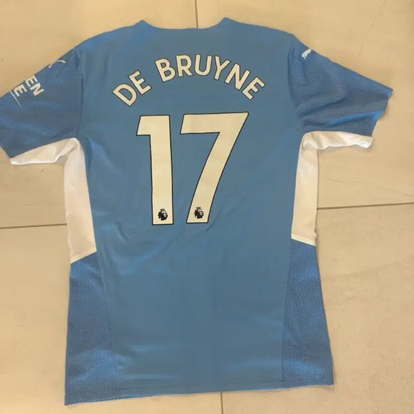 [BUNJANG] Manchester City 21/22 Home Authentic Kevin De Bruyne #17 League Marking Jersey XL / 맨시티 21/22 홈 어센틱 데브라위너 17번 리그마킹 해외XL