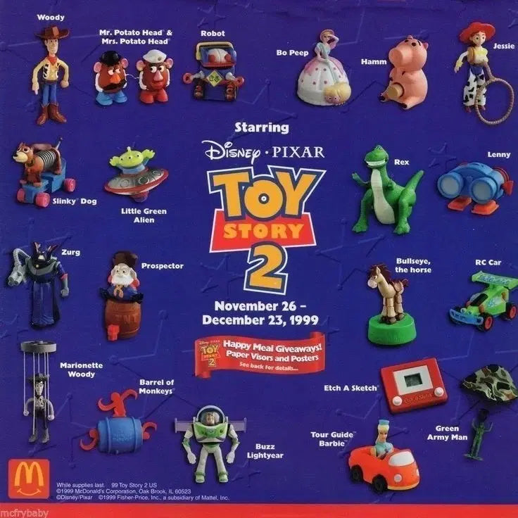 [BUNJANG] McDonald's Toy Story Happy Meal Complete Set (1999) / 최저가 토이스토리 맥도날드 해피밀 1999 20개 전종 판매합니다