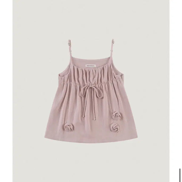 [BUNJANG] Our Nostalgia Rose Vine Sleeveless Blouse / 아우어노스텔지아 Rose Vine Sleeveless Blouse