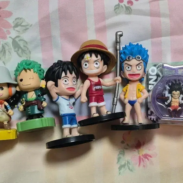 [BUNJANG] One Piece Figures Gacha Stamp Bundle Set - Luffy, Usopp, Zoro, Franky / 원피스 피규어 가챠 인형뽑기 스탬프 일괄판매 루피 우솝 조로 프랑키
