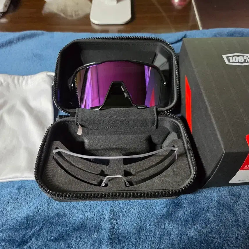 [BUNJANG] 100% S3 Sunglasses Purple Polarized Mirror Lens / 100% S3 고글 퍼플 편광 미러 렌즈(신상)