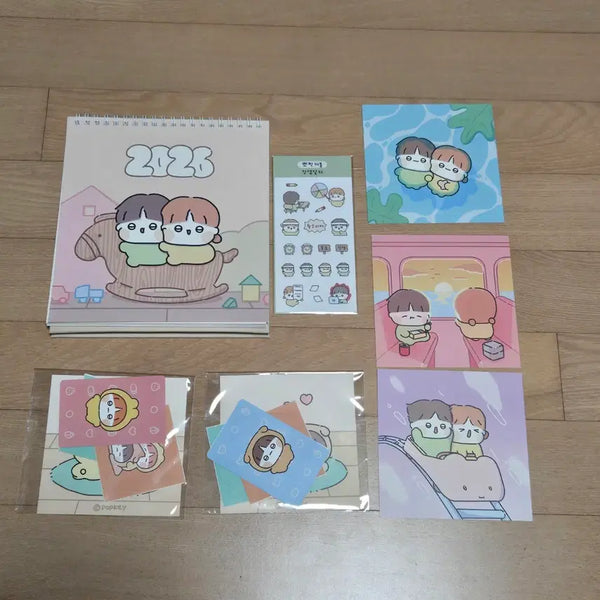 [BUNJANG] Bbozzak Couple Goods Bundle Set / 뽀짝커플 굿즈