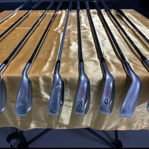 [BUNJANG] Striped Golf Bag and 10-Piece Women's Full Set / 21.줄무늬 캐디백과 여성용 10개 골프채 풀세트. 입문용 초보용
