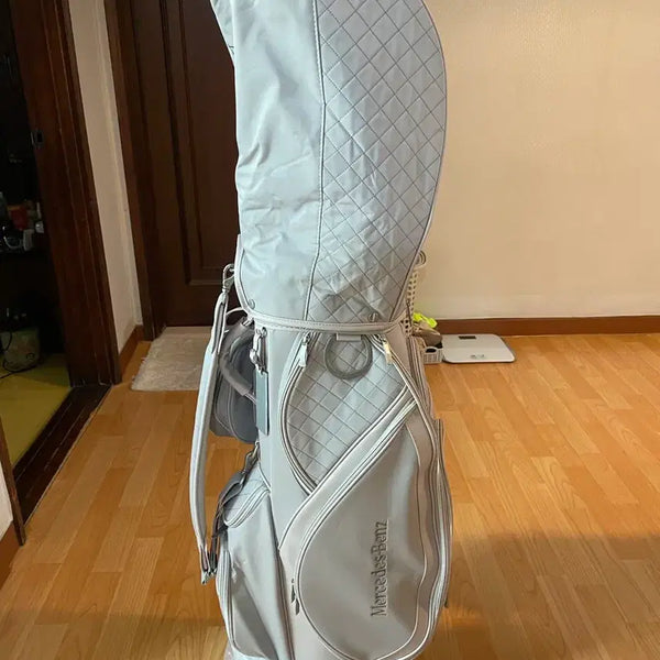 [BUNJANG] Mercedes-Benz Quilted Golf Bag Beige / 메르세데스-벤츠 골프백 베이지 판매합니다.