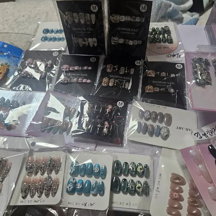 [BUNJANG] New Arrival Various Design Nail Tip Set / 신상 다양한 디자인 네일팁 세트