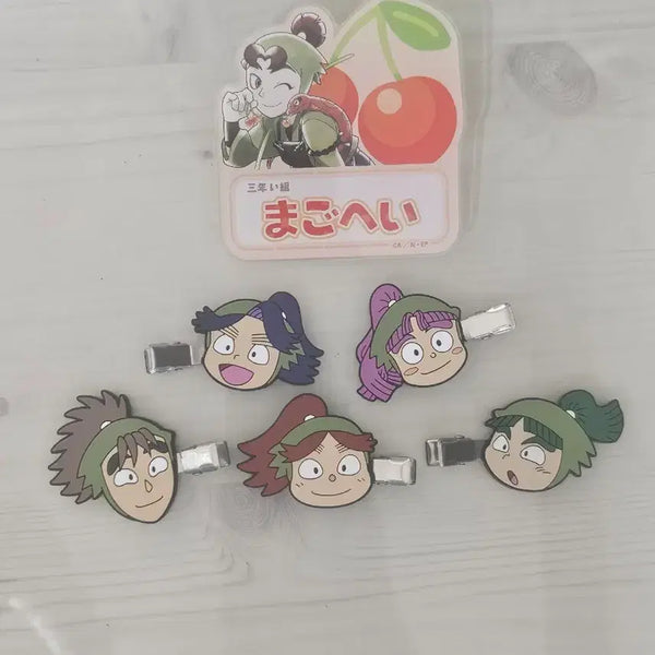 [BUNJANG] Nintama Rantaro 3 Nin Hairpins Bundle Set / 닌타마 3닌 헤어핀 일괄