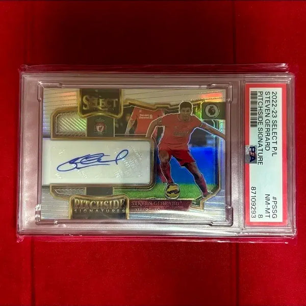 [BUNJANG] Steven Gerrard Select Pitchside Signature Auto PSA 8 / 스티븐 제라드 셀렉트 피치사이드 시그니처 오토 PSA8