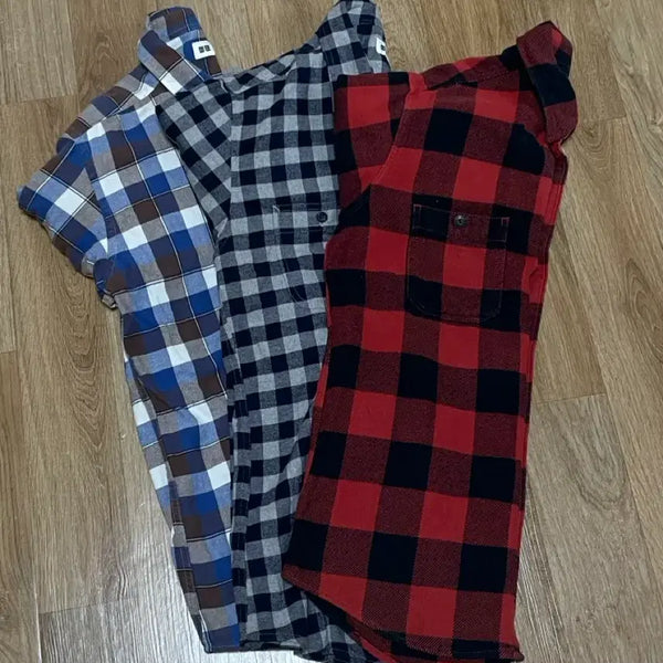 [BUNJANG] Uniqlo Check Shirt (L, XL) / 유니클로 체크 셔츠 L,XL