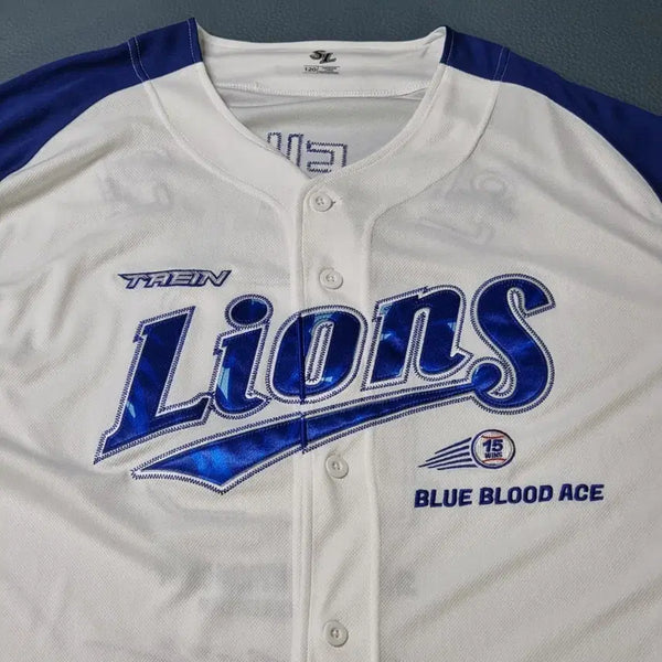[BUNJANG] Samsung Lions Won Tae-in Winning Pitcher Jersey Size 120 / 삼성 라이온즈 원태인 다승왕 유니폼 120