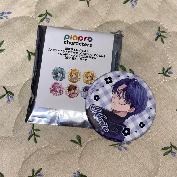 [BUNJANG] Vocaloid Piapro Kaito Badge / 보컬로이드 피아프로 카이토 뱃지