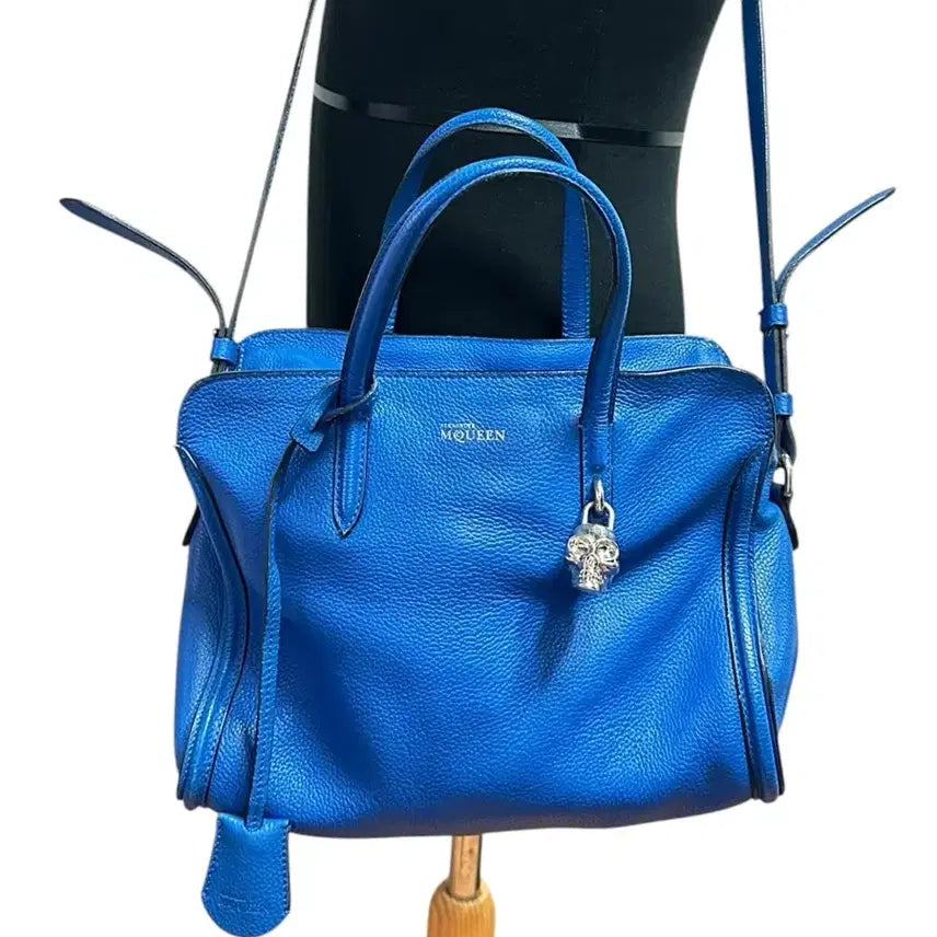 [BUNJANG] Alexander McQueen Skull 2-Way Leather Tote Bag / 알렉산더맥퀸 스컬 2WAY 레더 토드백