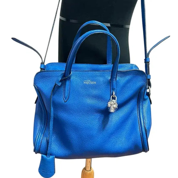 [BUNJANG] Alexander McQueen Skull 2-Way Leather Tote Bag / 알렉산더맥퀸 스컬 2WAY 레더 토드백