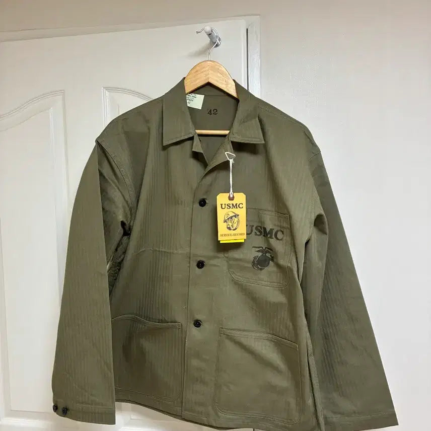 [BUNJANG] Buzz Rickson P41 Herringbone Chaw Jacket XL / 브론슨 P41 초어자켓 XL 새상품 버즈릭슨 헤링본